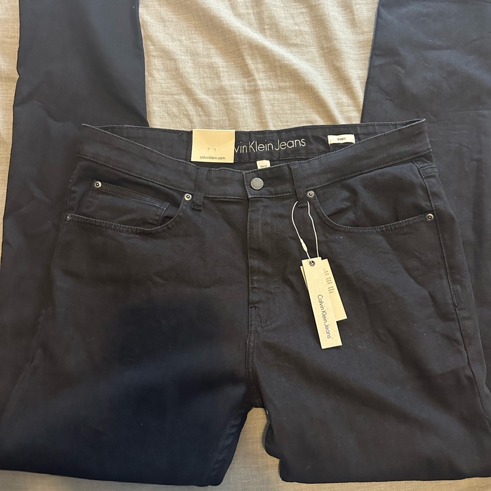 NWT Black Calvin Klein Skinny Jeans